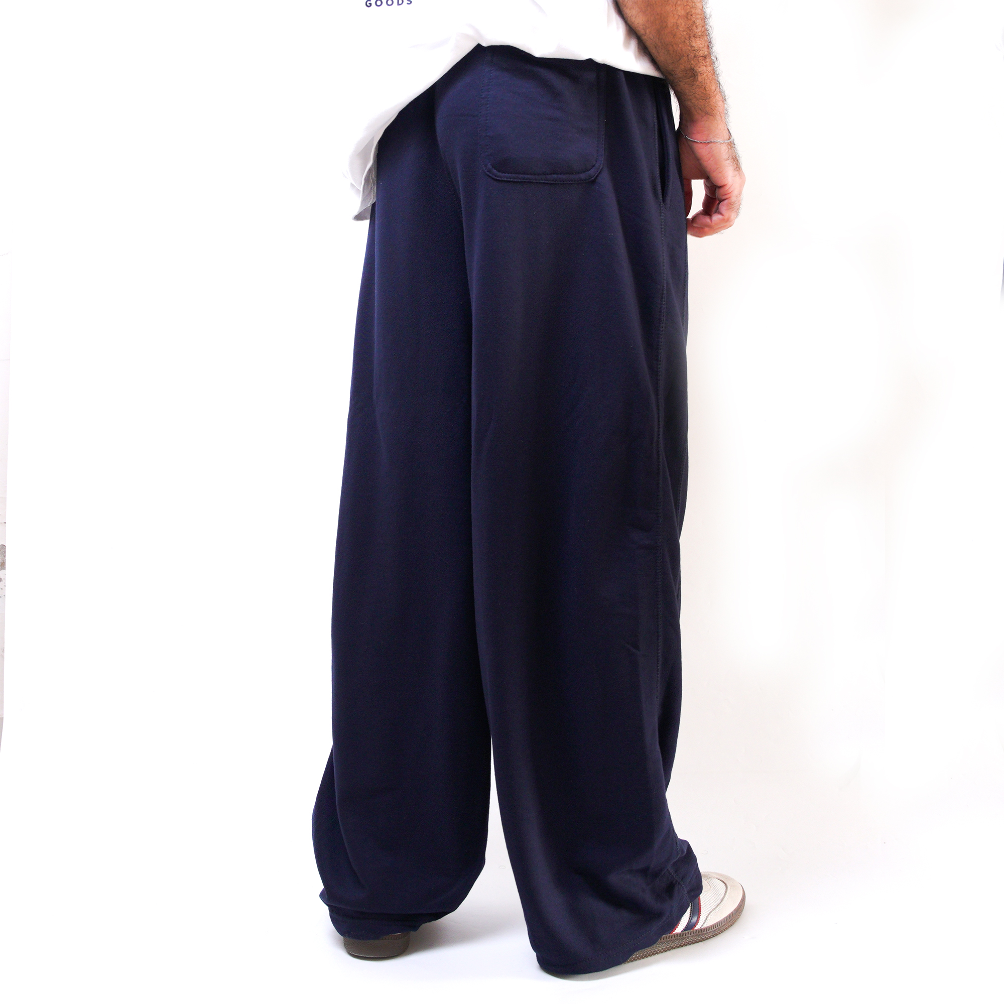 Straight-Leg Baggy Trouser - Navy Blue - Image 4