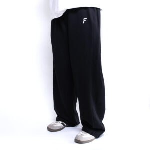 Straight-Leg Baggy Trouser - Black