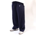 Straight-Leg Baggy Trouser -  Navy Blue