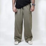 Straight-Leg Baggy Trousers