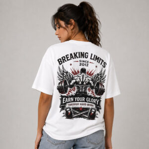 Breaking Limit Baggy Oversized T-shirt girl
