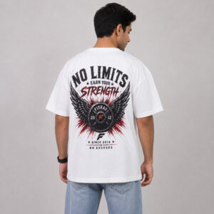 No Limits Graphic Oversized T-Shirt