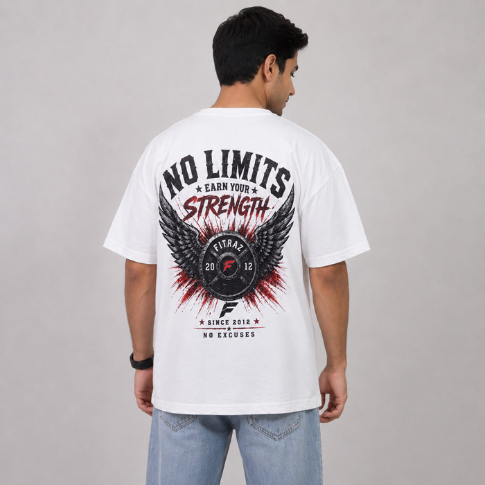 No Limits Graphic Oversized T-Shirt
