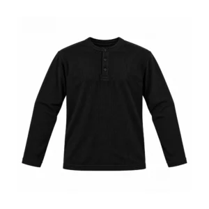 Henley shirts for men - FITRAZ 230 GSM thermal Henley shirt