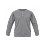 henley shirt Hazel Grey for men